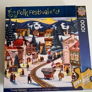MasterPieces Folk Festival Jigsaw Puzzle, 1000 Pieces, 27" x 20" Approximately